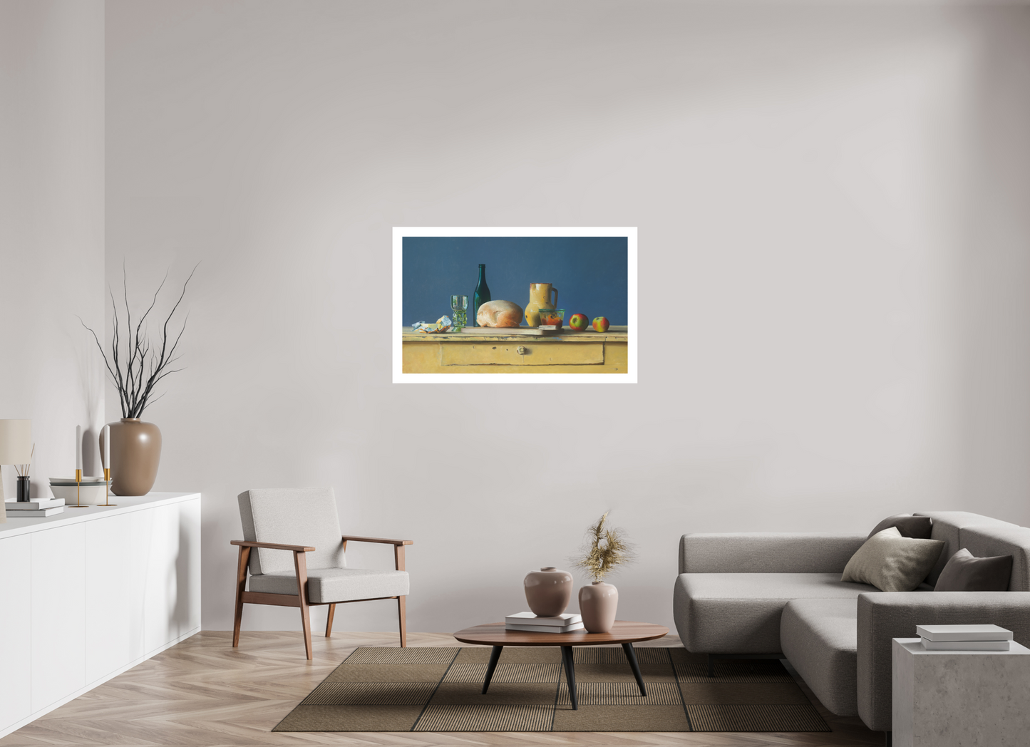 115,3 x 70 cm, Artprint op aquarelpapier Our Daily bread
