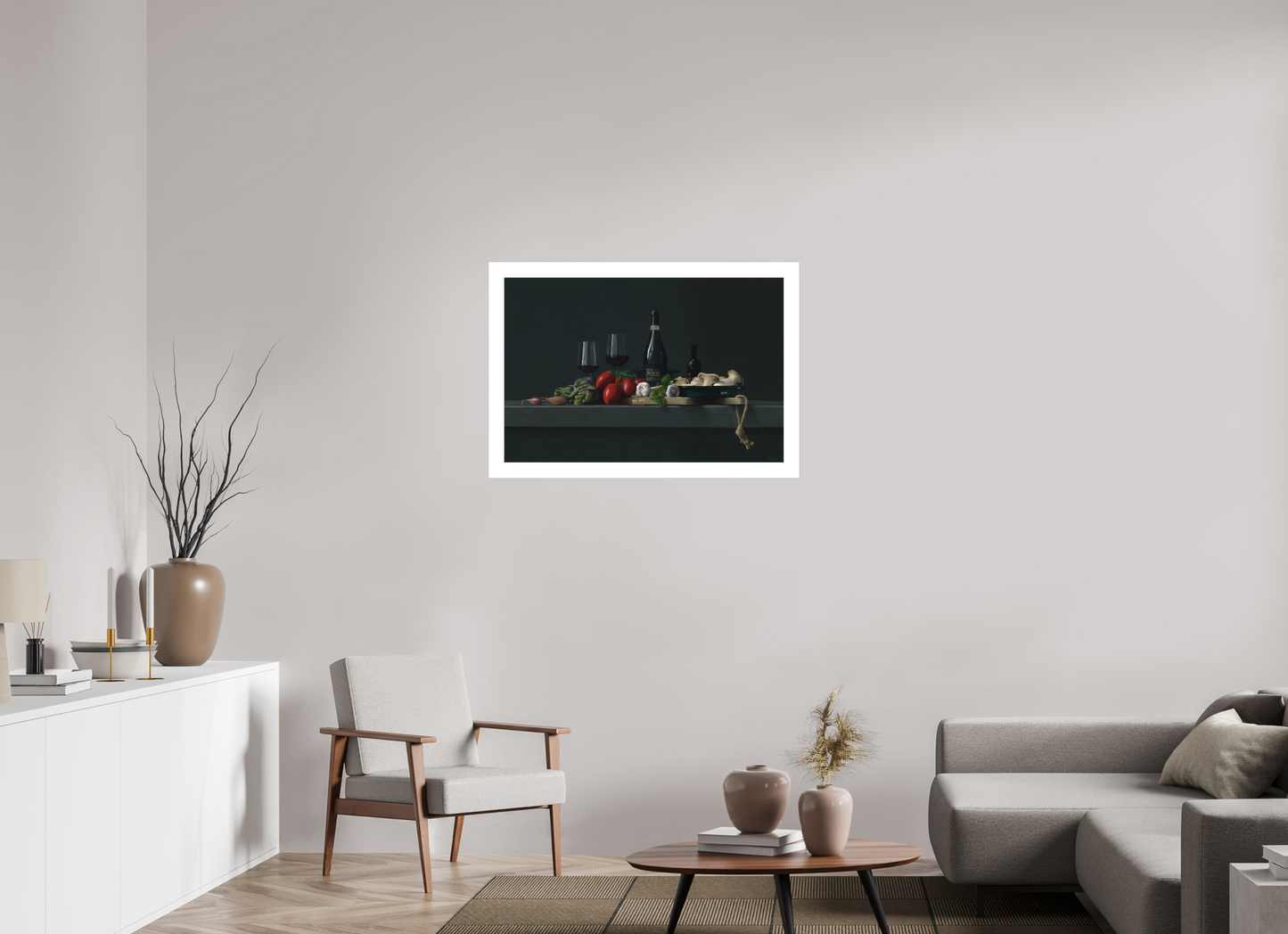 90,7 x 60 cm, Artprint op aquarelpapier La Dolce Vita