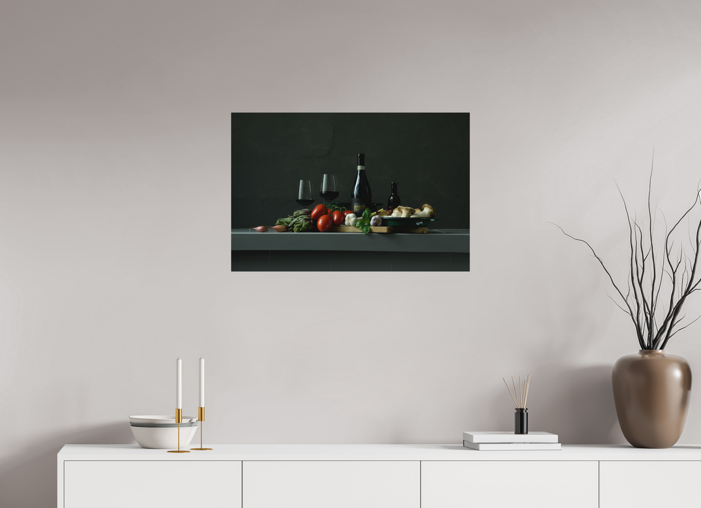 75 x 50 cm, Directdruk op dibond La Dolce Vita