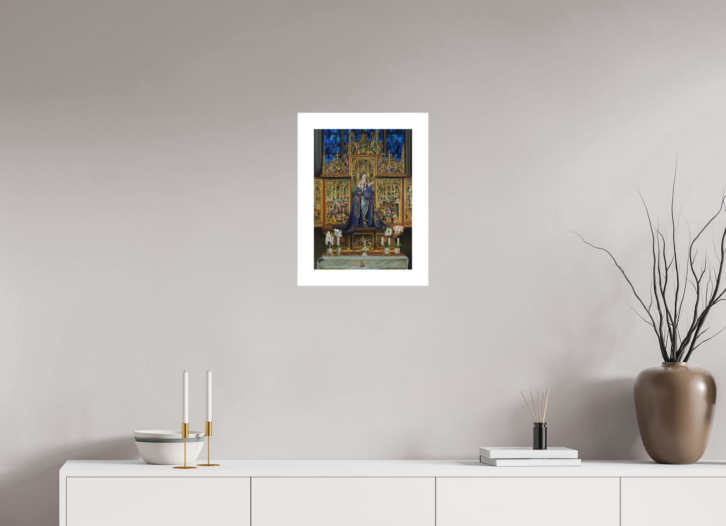 30 x 43 cm, Artprint op aquarelpapier "Sterre der Zee"