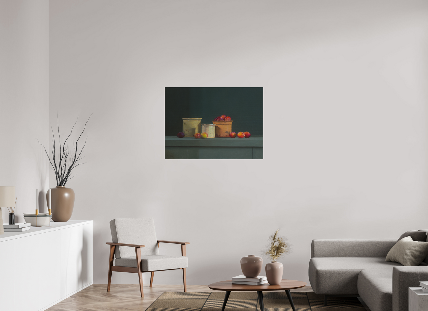 95,7 x 70 cm, Directdruk op dibond Plumconfiture