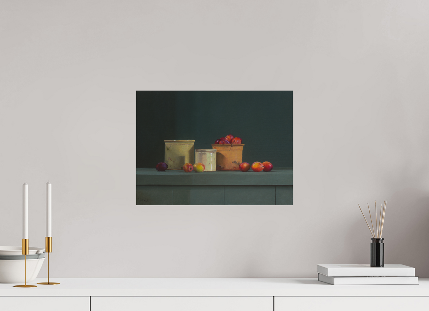 41 x 30 cm, Directdruk op dibond Plumconfiture