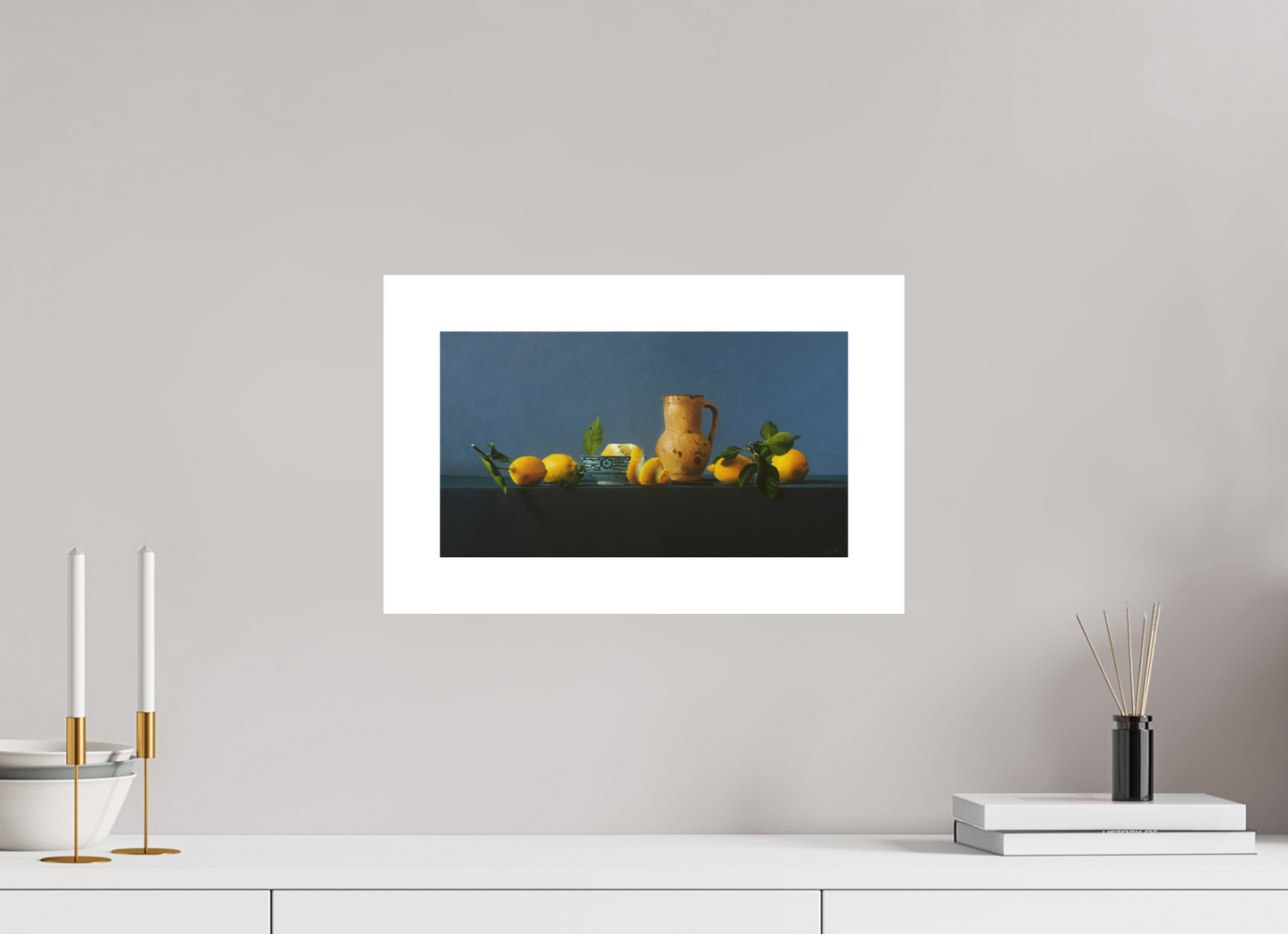 36,1 x 20 cm, Artprint op aquarelpapier f
