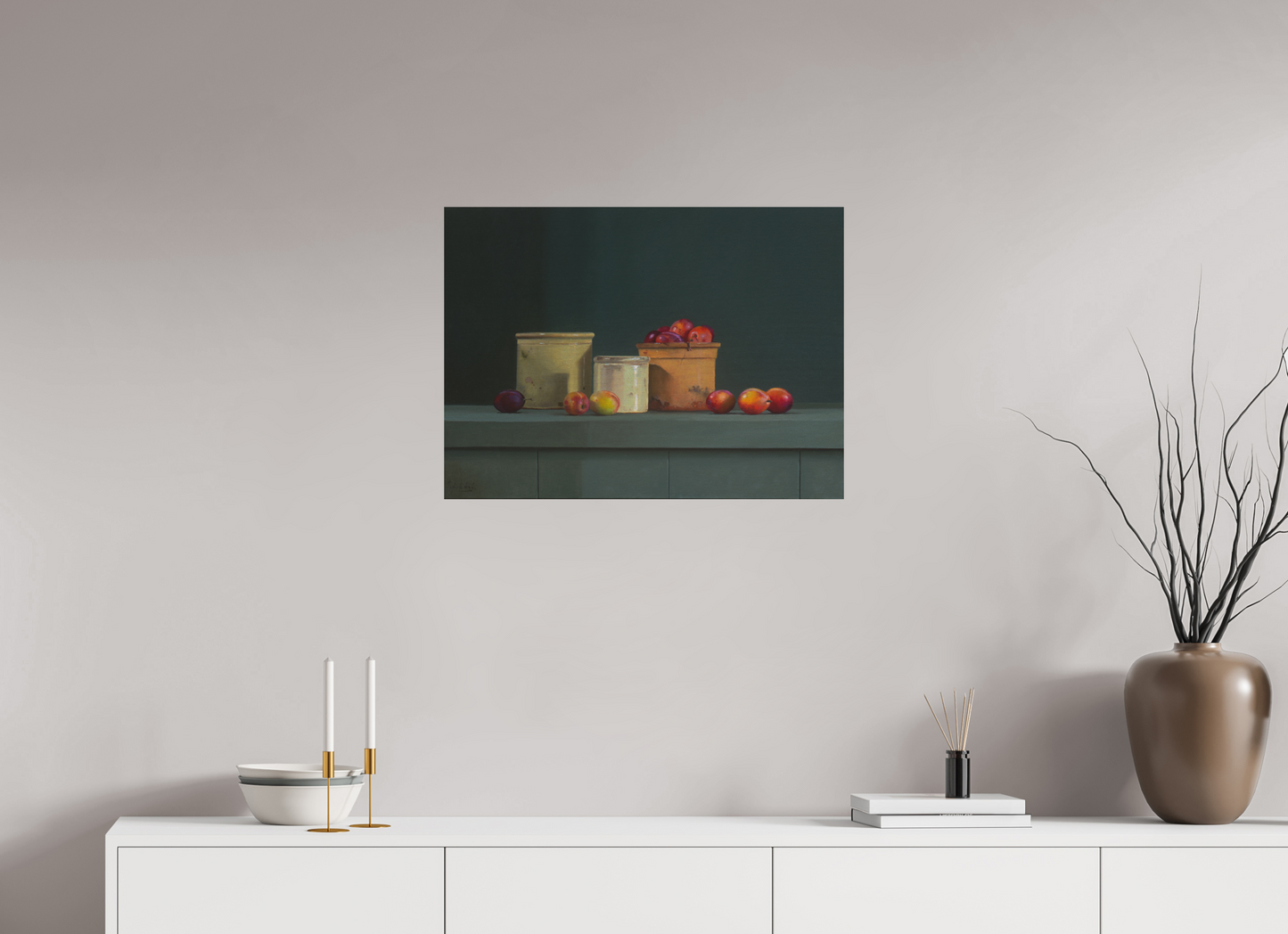 68,4 x 50 cm, Directdruk op dibond Plumconfiture