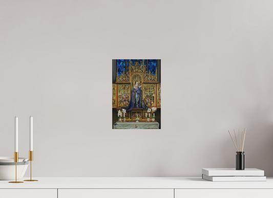 20 x 28,7 cm, Directdruk op dibond Stella Maris altar Maastricht