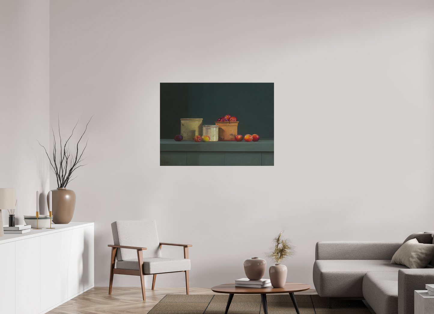 109,4 x 80 cm, Directdruk op dibond Plumconfiture