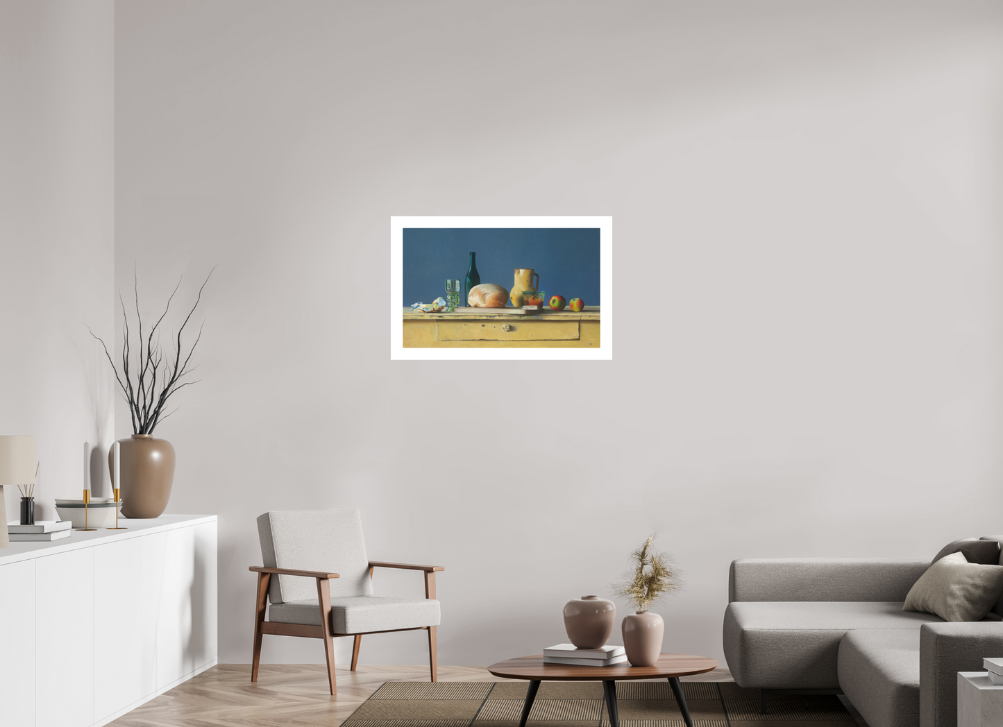 82,3 x 50 cm, Artprint op aquarelpapier Our Daily bread