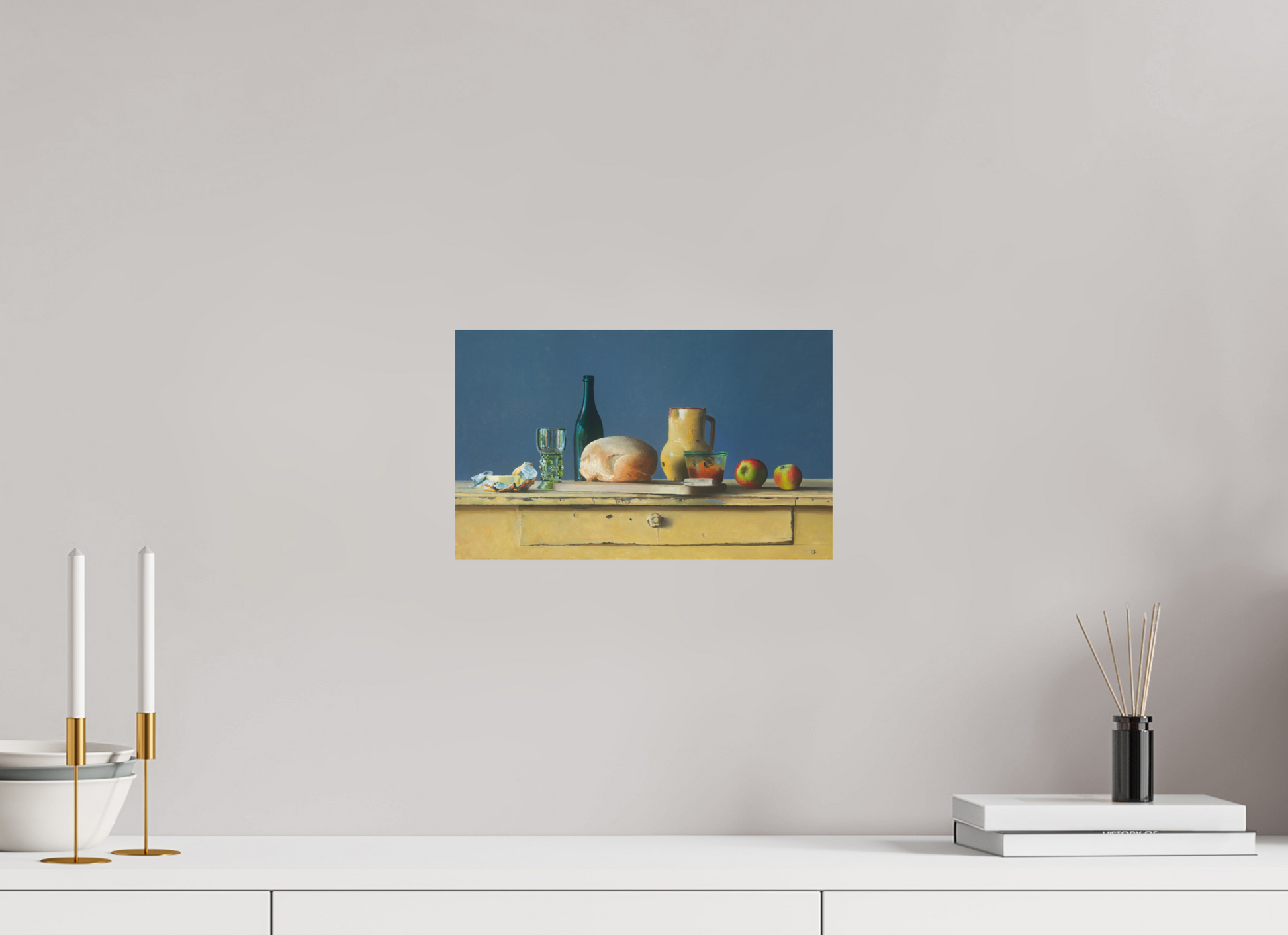 32,9 x 20 cm, Directdruk op dibond Our Daily bread