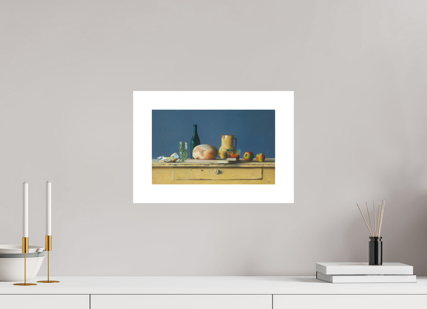 32,9 x 20 cm, Artprint op aquarelpapier Our Daily bread