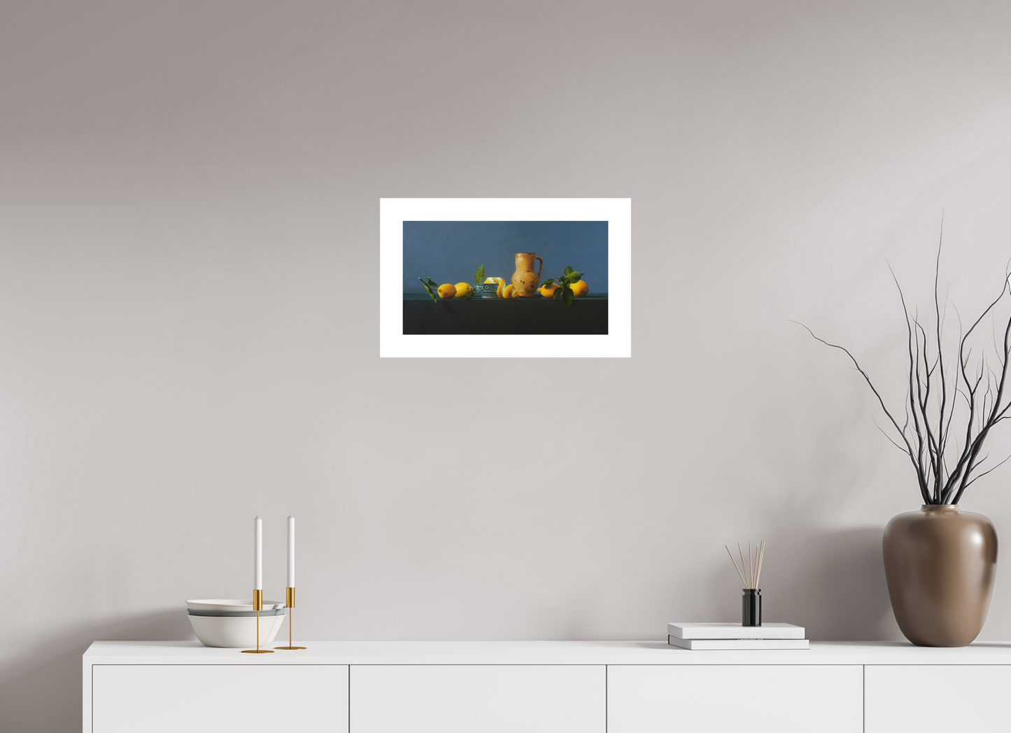 45,1 x 25 cm, Artprint op aquarelpapier f