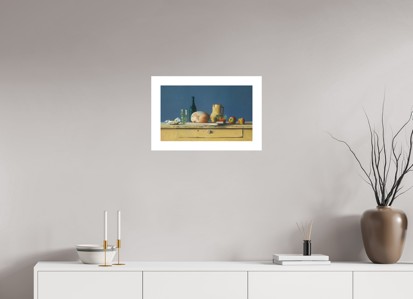 49,4 x 30 cm, Artprint op aquarelpapier Our Daily bread