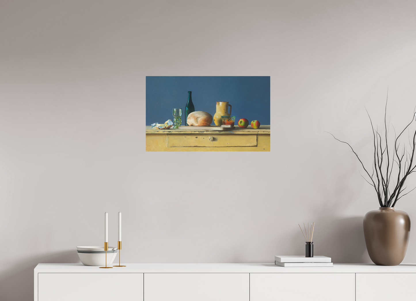 65,9 x 40 cm, Directdruk op dibond Our Daily bread