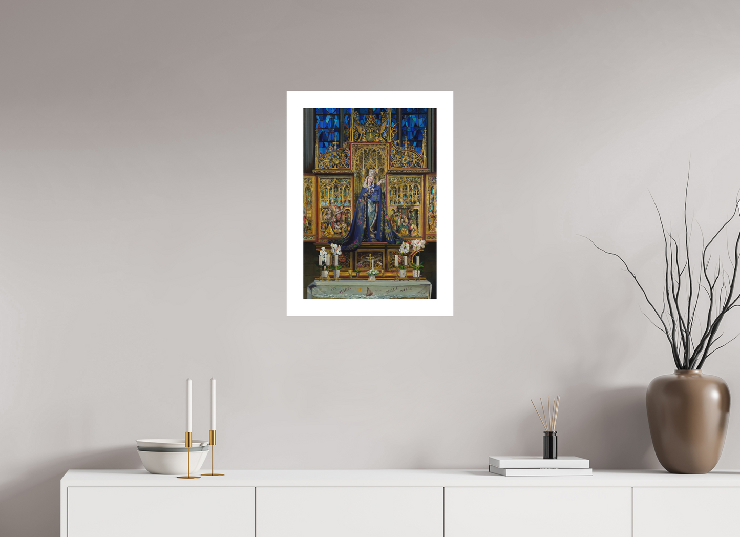 40 x 57,4 cm, Artprint op aquarelpapier "Sterre der Zee"