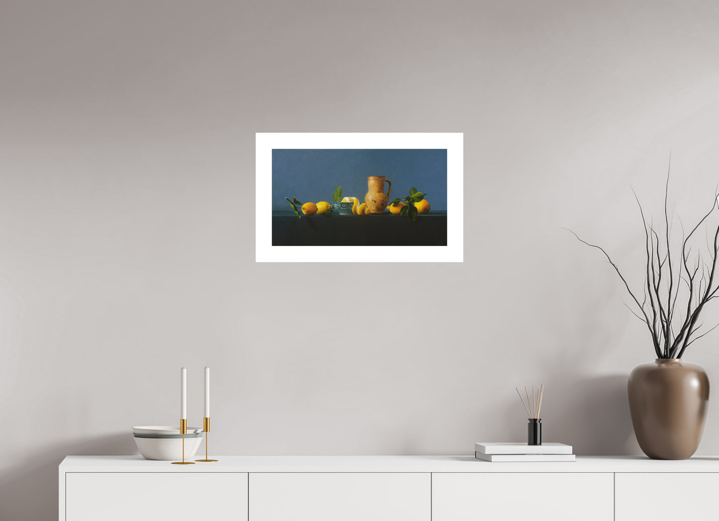 54,1 x 30 cm, Artprint op aquarelpapier f