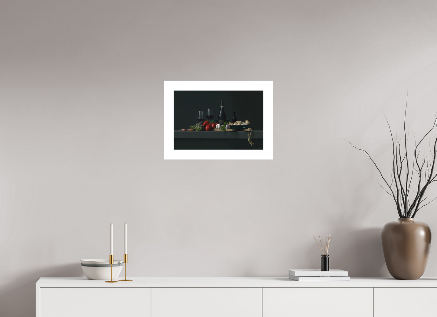 45,4 x 30 cm, Artprint op aquarelpapier La Dolce Vita