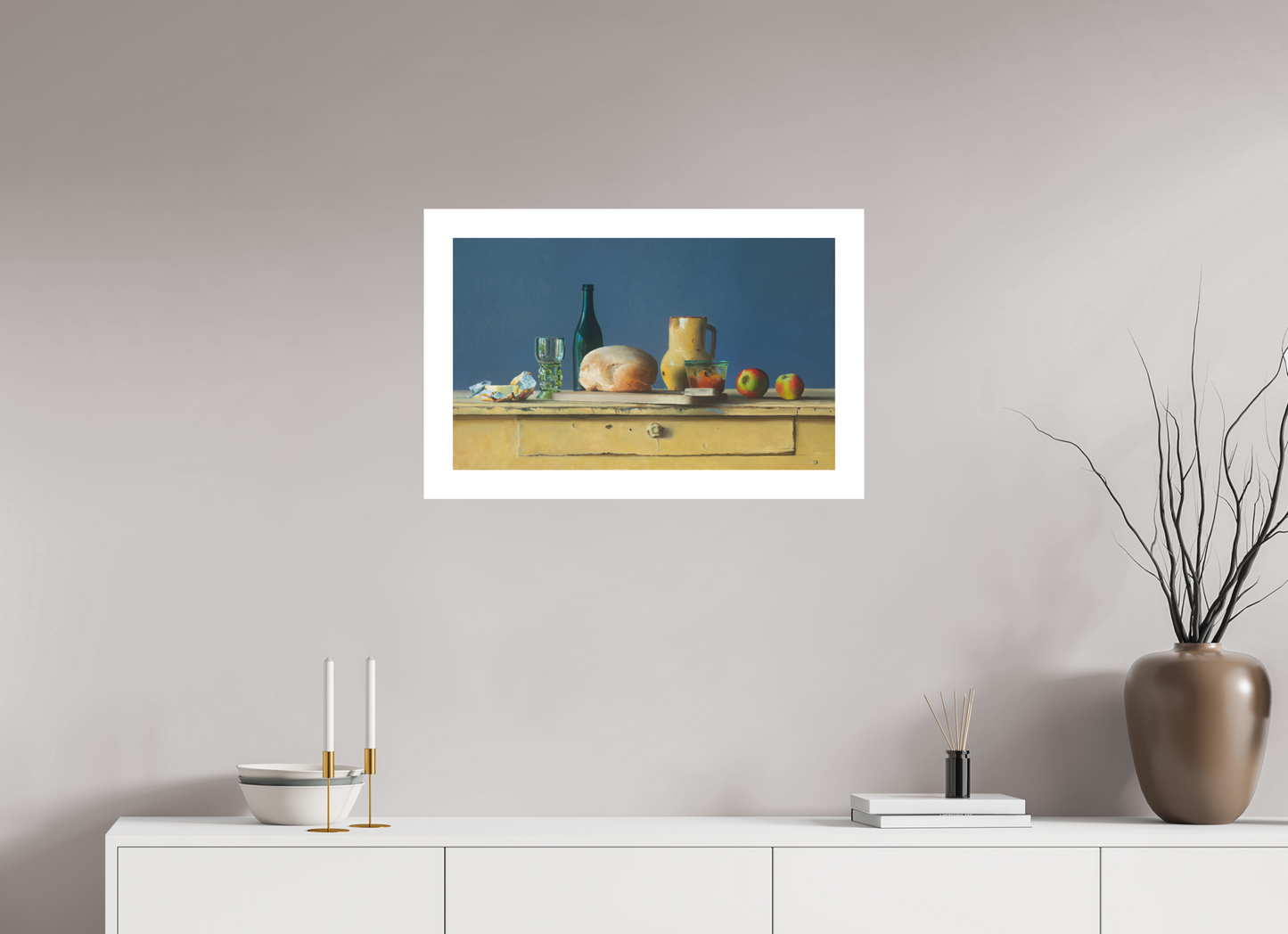 65,9 x 40 cm, Artprint op aquarelpapier Our Daily bread