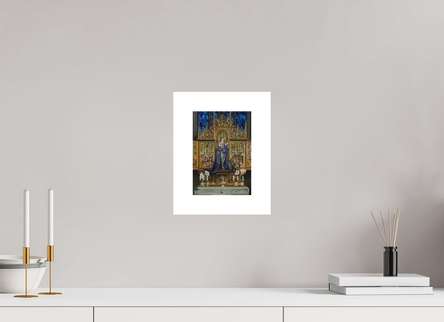 15 x 21,5 cm, Artprint op aquarelpapier "Sterre der Zee"
