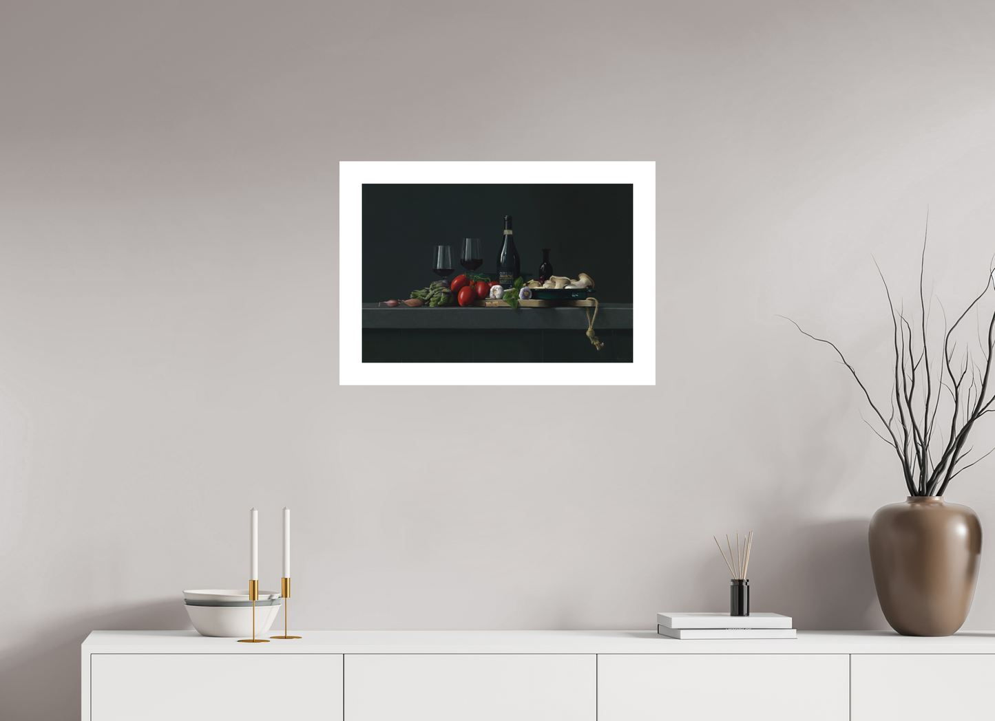 60,5 x 40 cm, Artprint op aquarelpapier La Dolce Vita